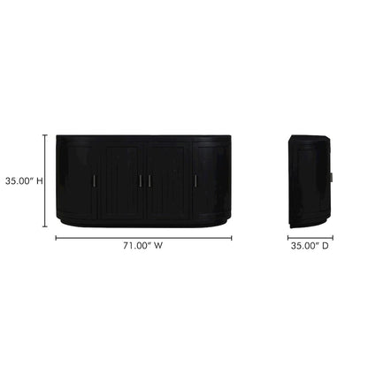 Nicola Sideboard Black