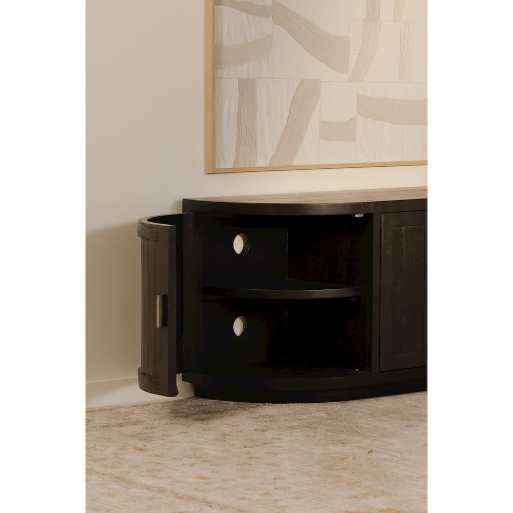 Nicola Media Cabinet Black