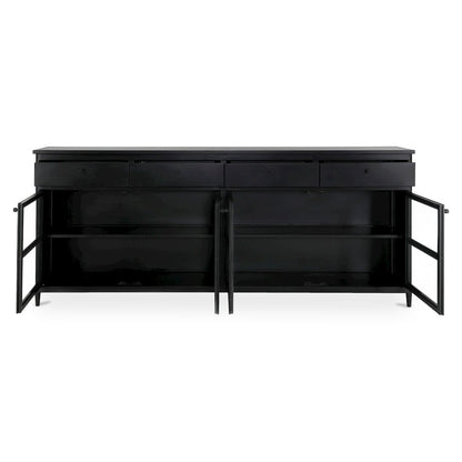 Henry Metal Sideboard Black
