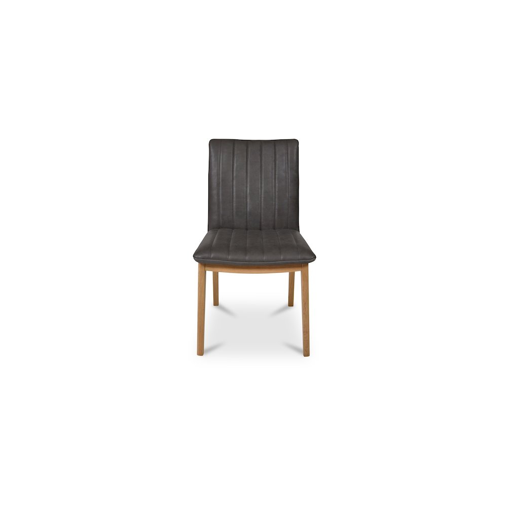 Demi Dining Chair Brown Leather-Set of Two