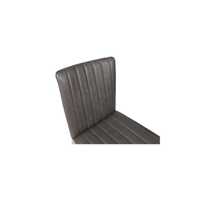 Demi Dining Chair Brown Leather-Set of Two