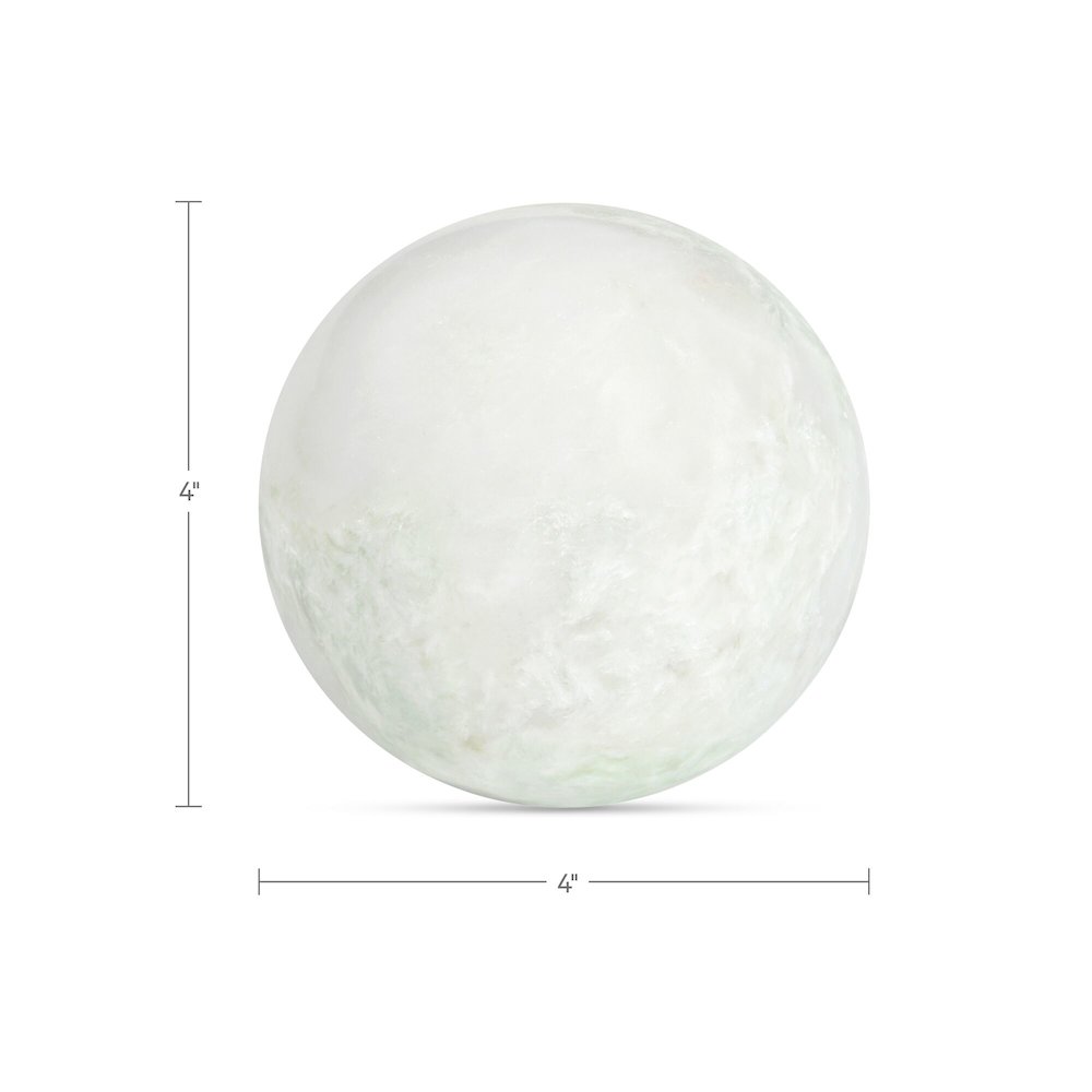 Odessa Sphere Tabletop Accent Green Onyx Marble