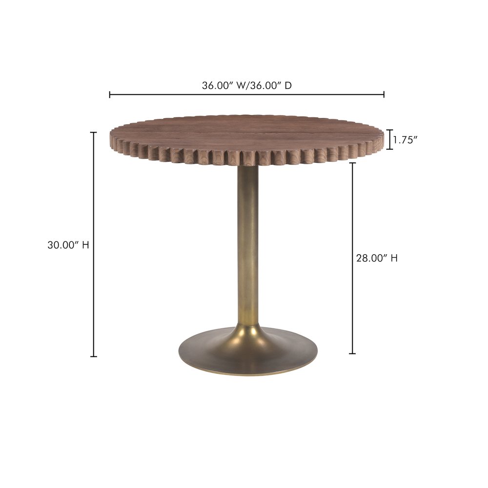 Nomi Cafe Table Brown