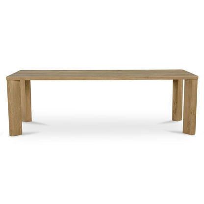 Segment Dining Table Wood Large Heritage Brown
