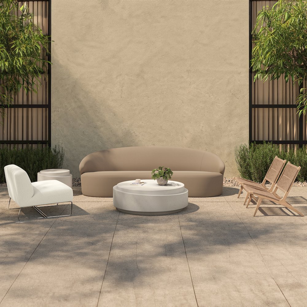 Cosmo Outdoor Coffee Table Off White