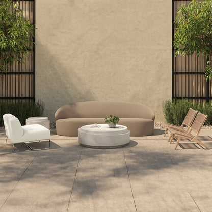 Cosmo Outdoor Coffee Table Off White
