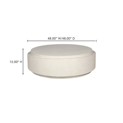 Cosmo Outdoor Coffee Table Off White