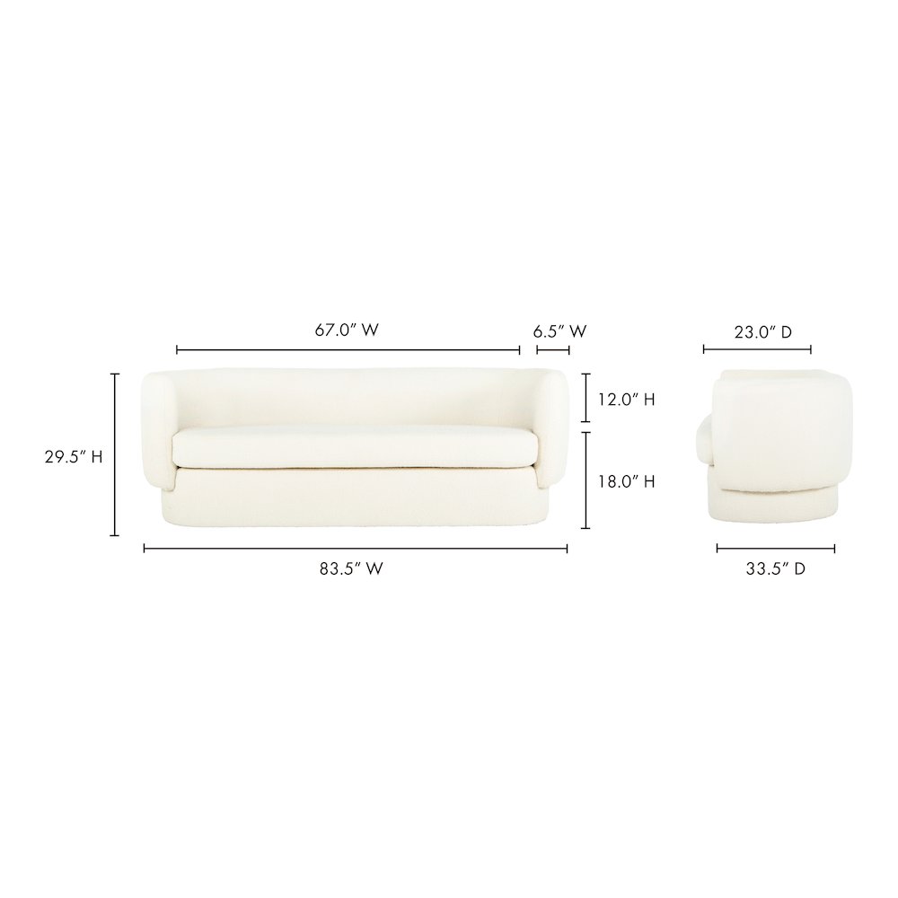 Koba Sofa Maya White