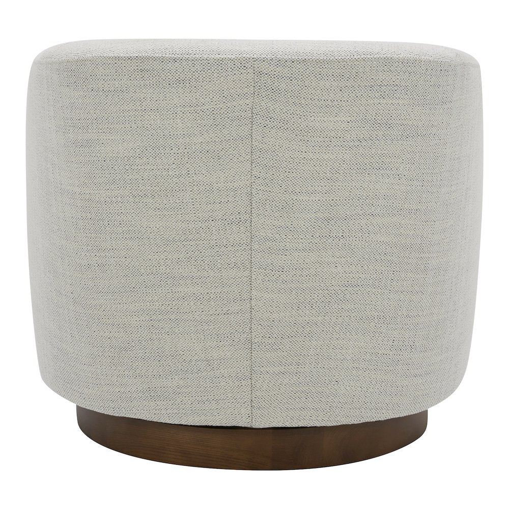 Oscy Swivel Chair Splashed White