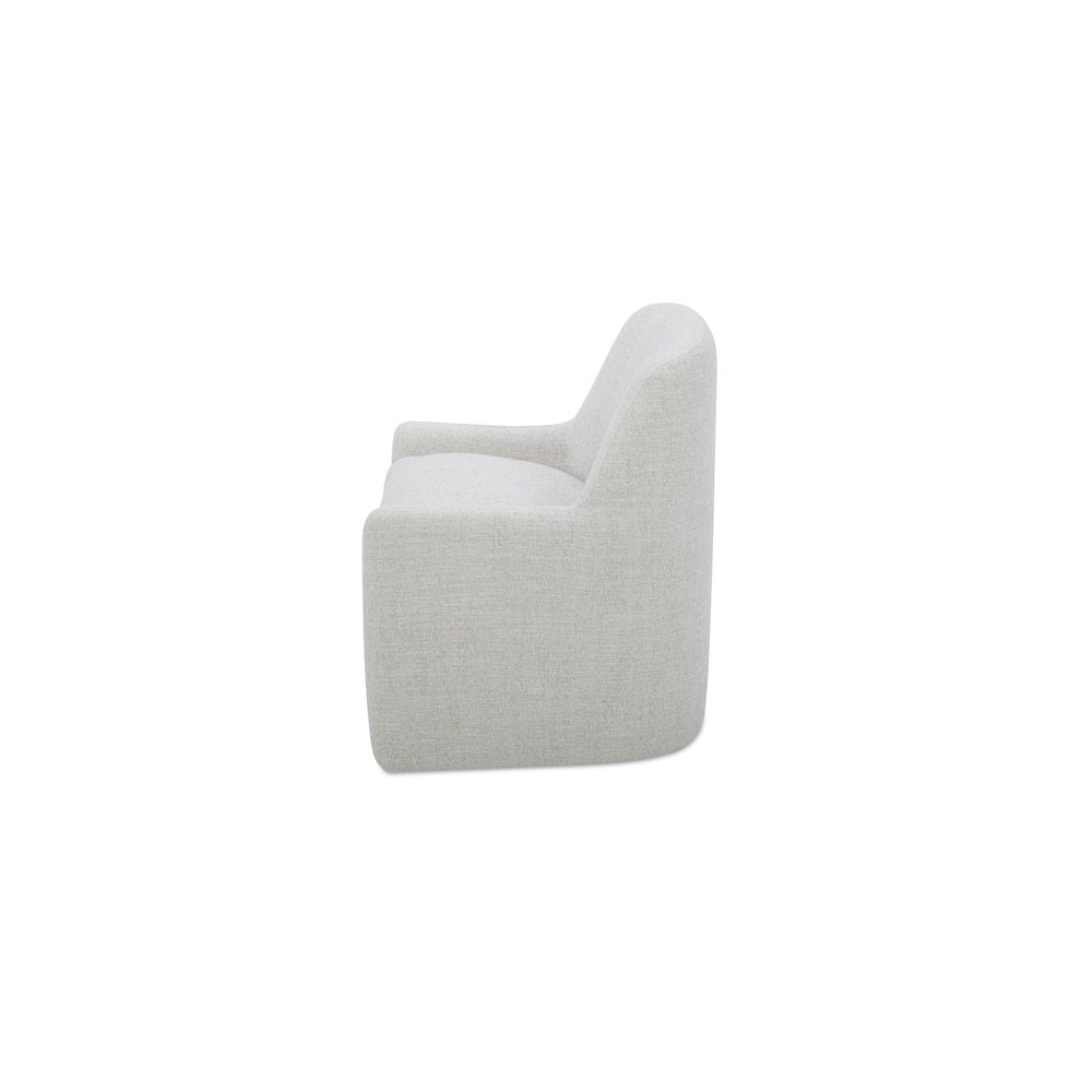 Maisie Rolling Dining Chair Flecked Oat