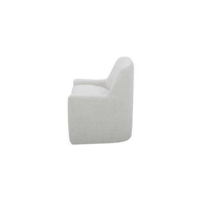 Maisie Rolling Dining Chair Flecked Oat
