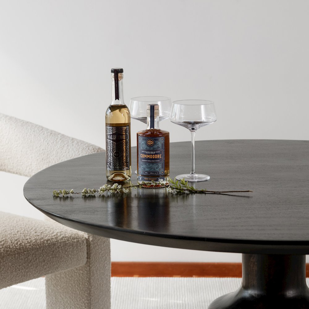 Myron Dining Table Dark Brown