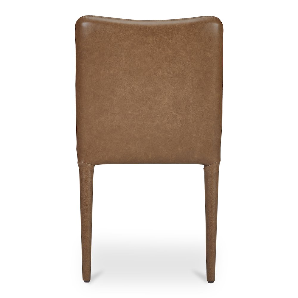 Calla Dining Chair Brown Leather - Set of Two