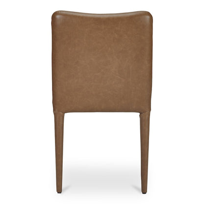 Calla Dining Chair Brown Leather - Set of Two