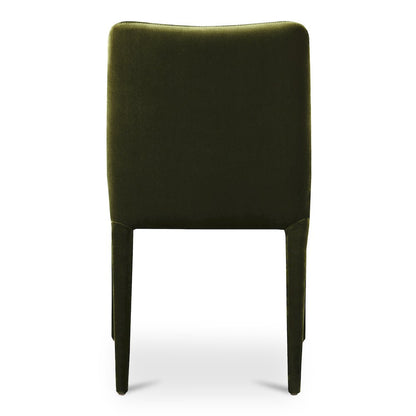 Calla Dining Chair Green Velvet - Set of Two