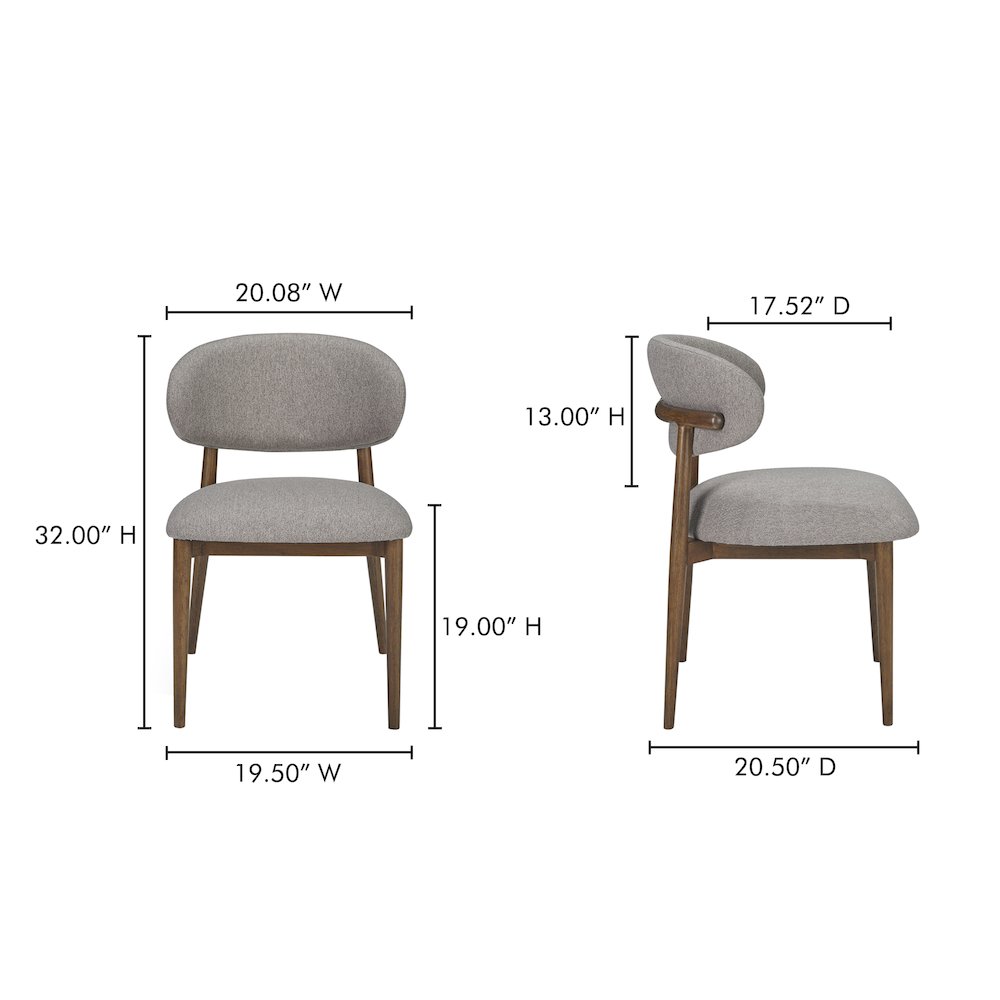 Ellie Dining Chair Light Brown