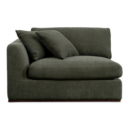 Rue Left Arm Facing Chair Deep Green