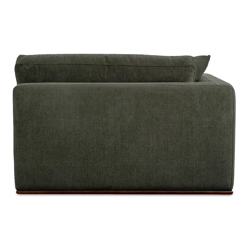 Rue Left Arm Facing Chair Deep Green