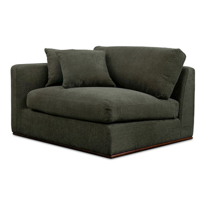 Rue Left Arm Facing Chair Deep Green