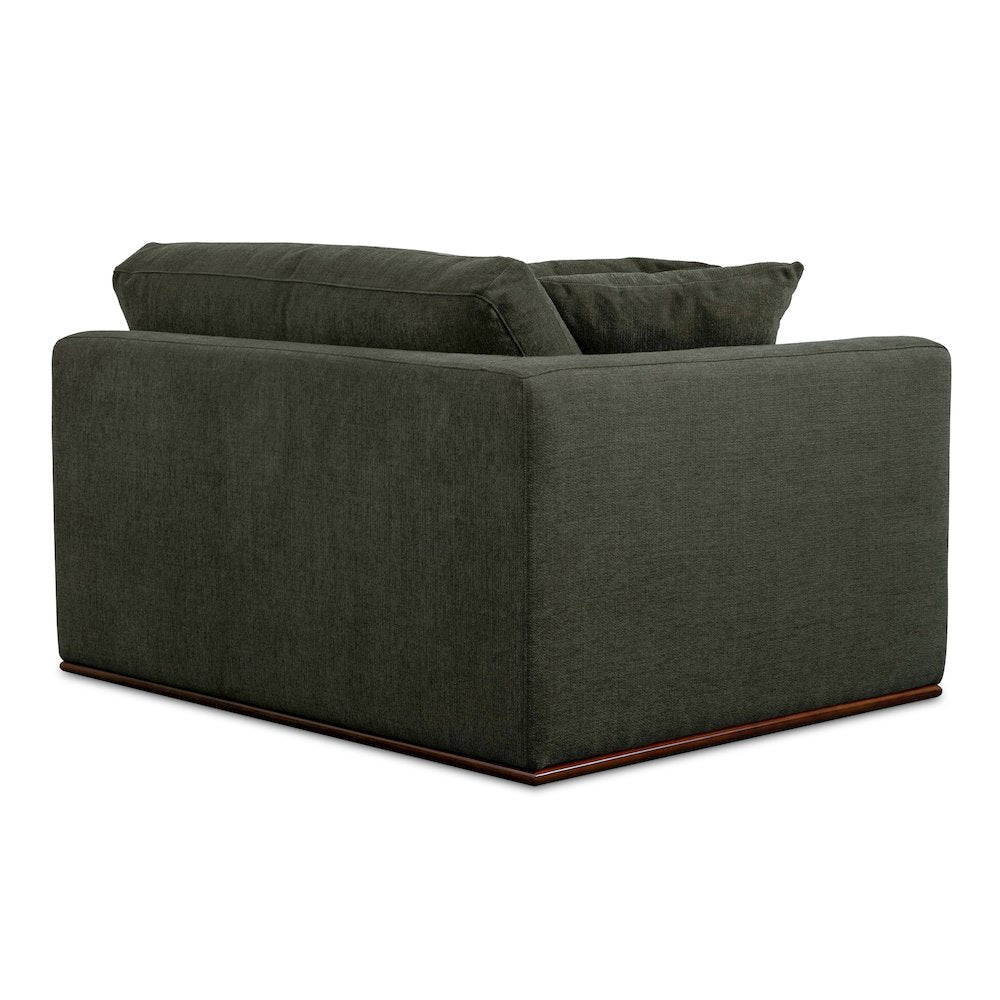 Rue Left Arm Facing Chair Deep Green