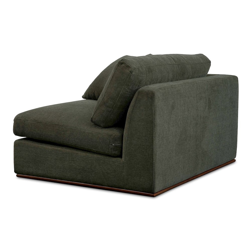 Rue Left Arm Facing Chair Deep Green