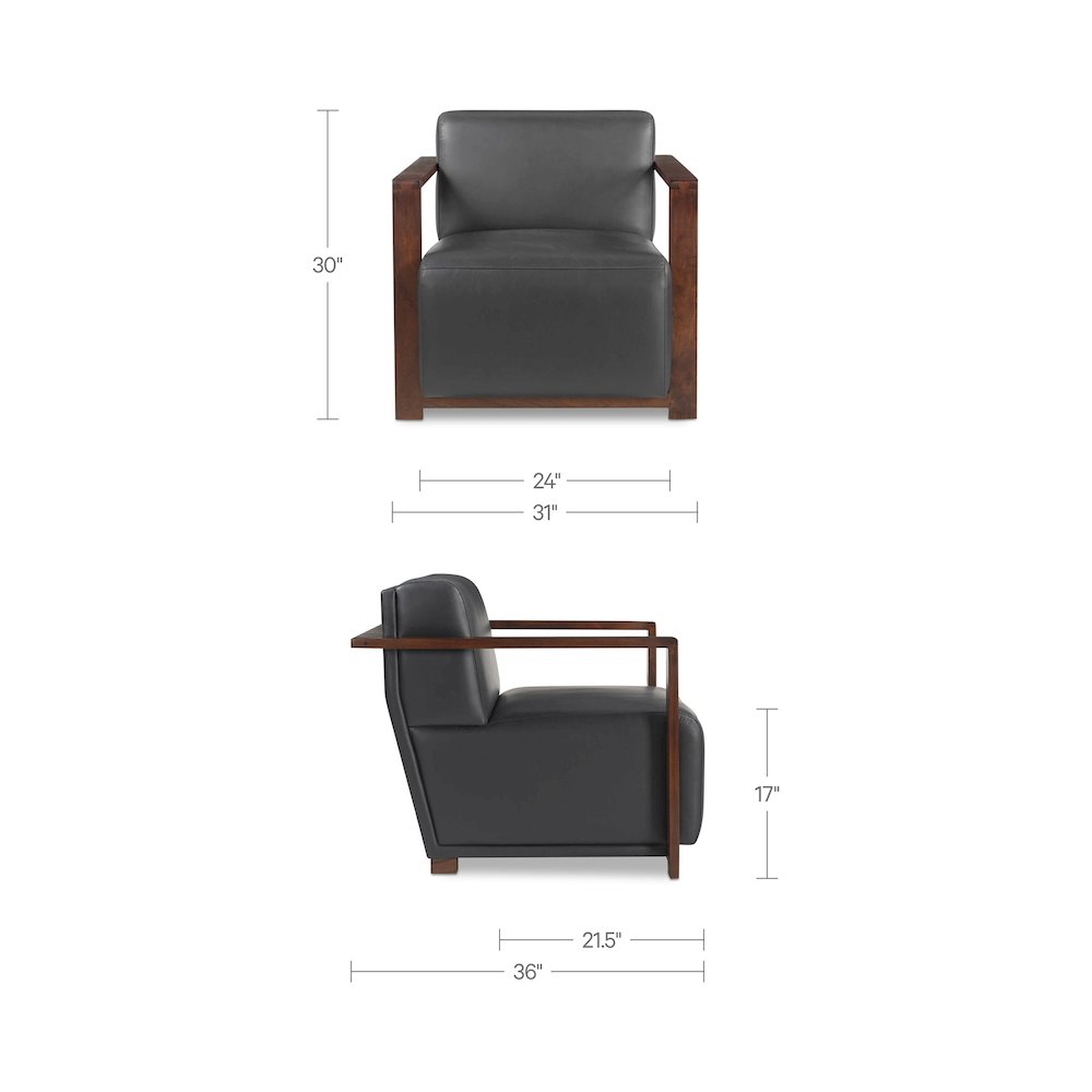 Barnes Accent Chair Black