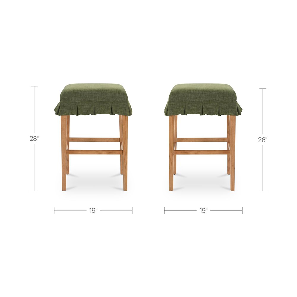 Anna Counter Stool Green