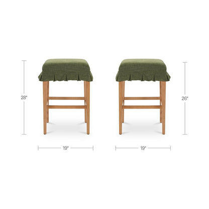 Anna Counter Stool Green