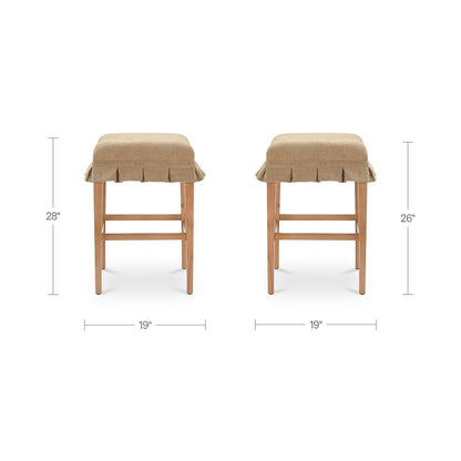 Anna Counter Stool Light Brown
