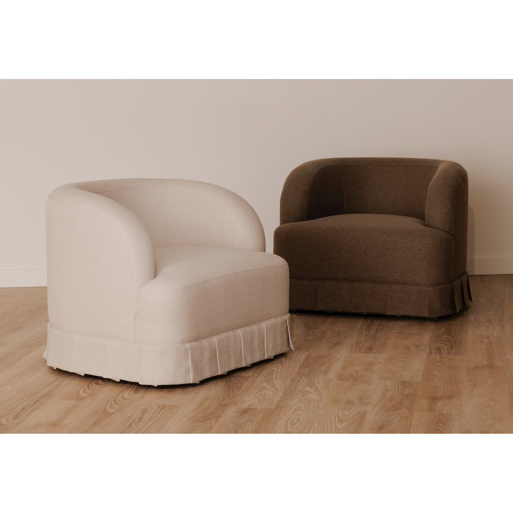 Maren Swivel Chair Brown