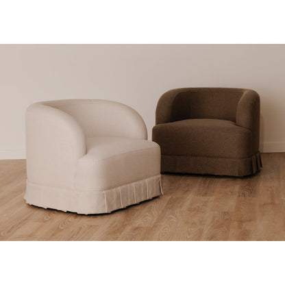 Maren Swivel Chair Brown