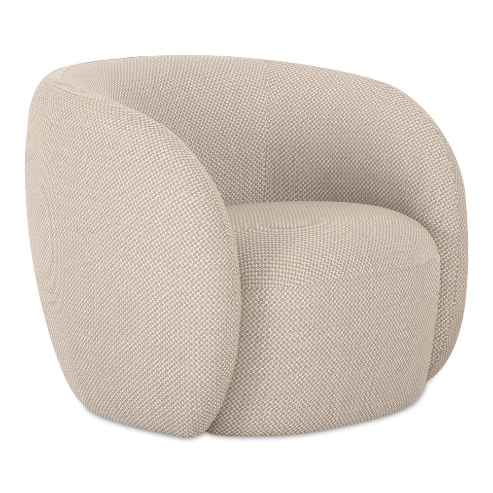 Rae Outdoor Accent Chair Beige Check
