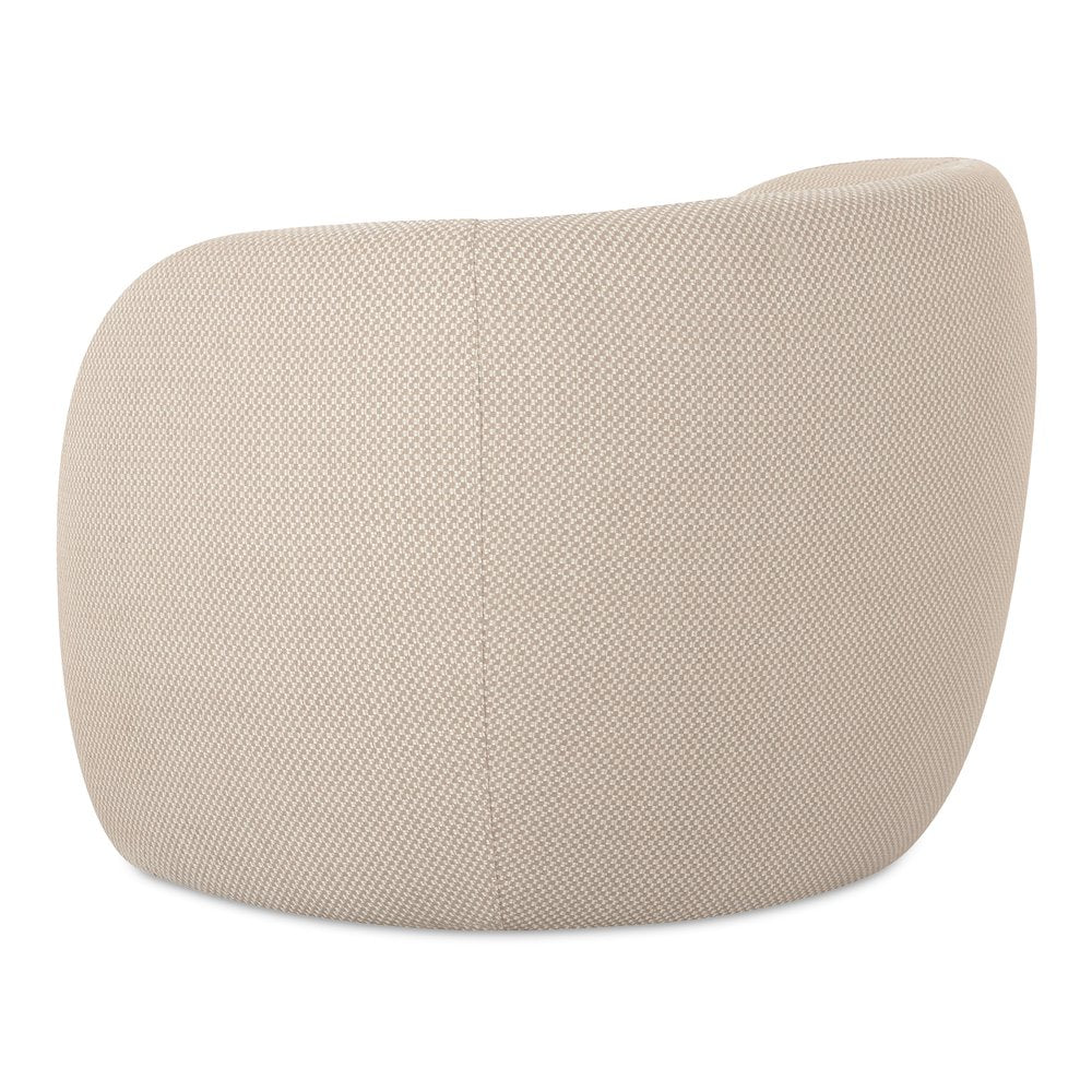 Rae Outdoor Accent Chair Beige Check