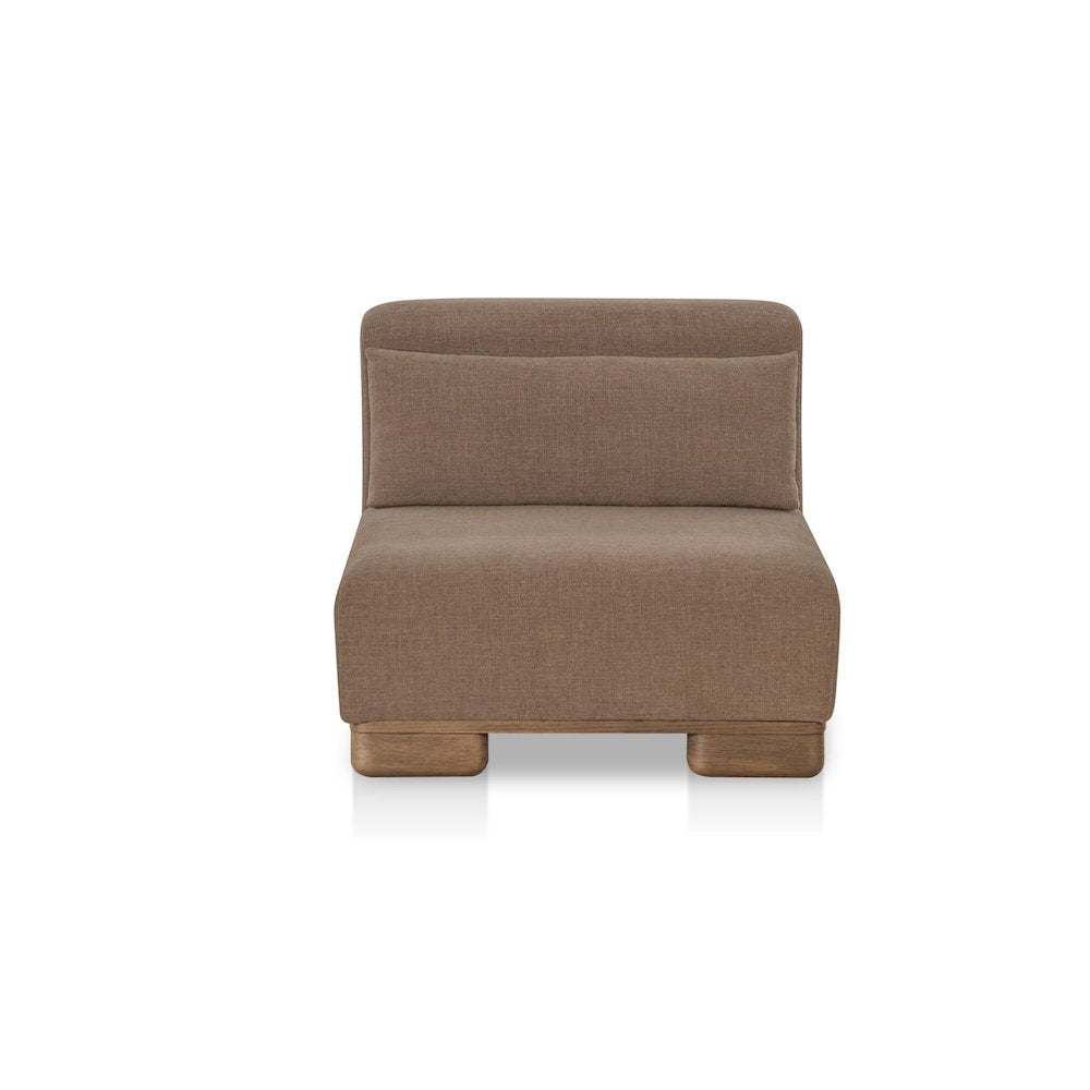 June Slipper Chair Dark Brown