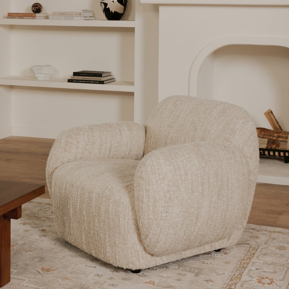 Hazel Lounge Chair Off White