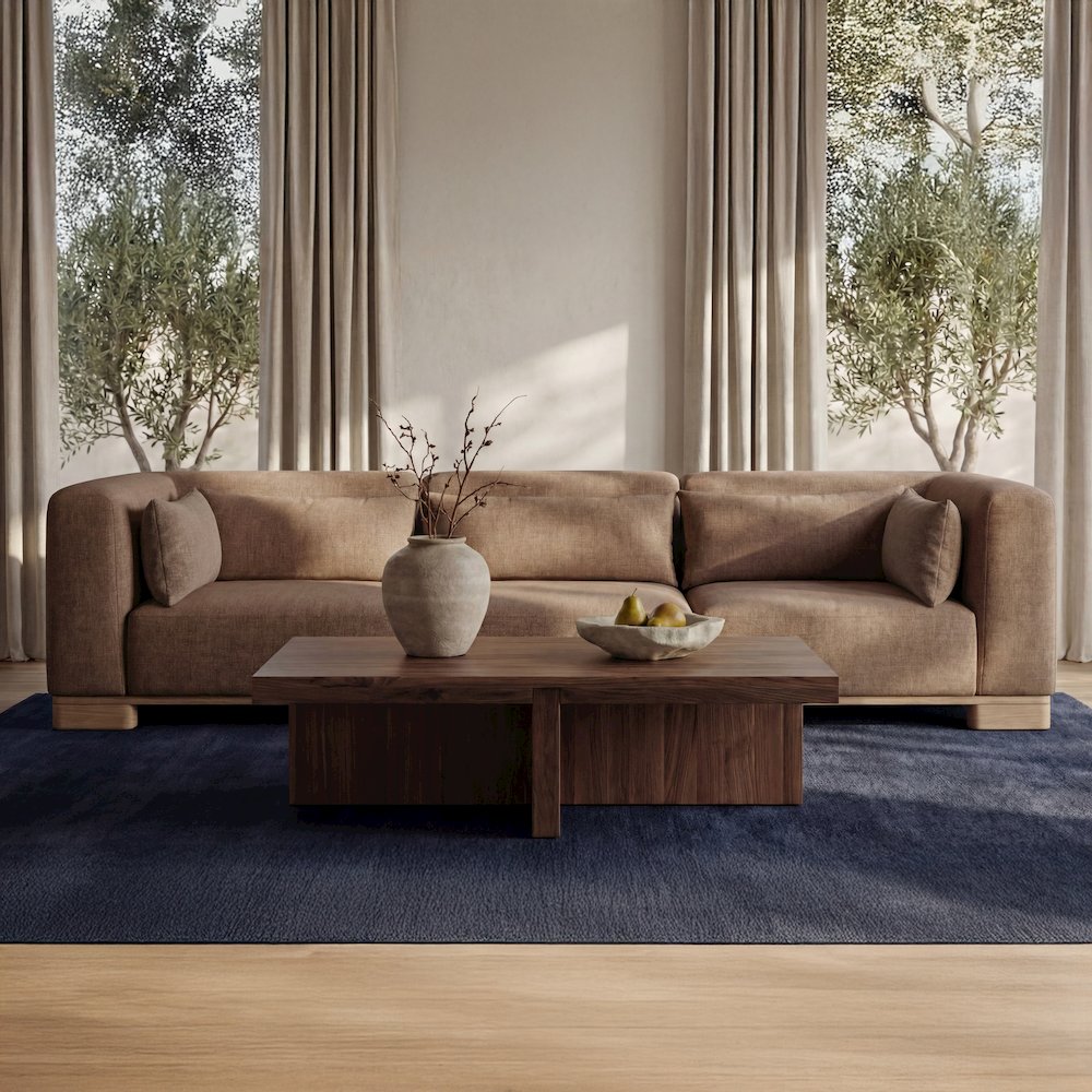 June Modular Sofa Dark Brown
