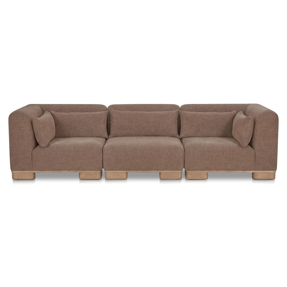 June Modular Sofa Dark Brown