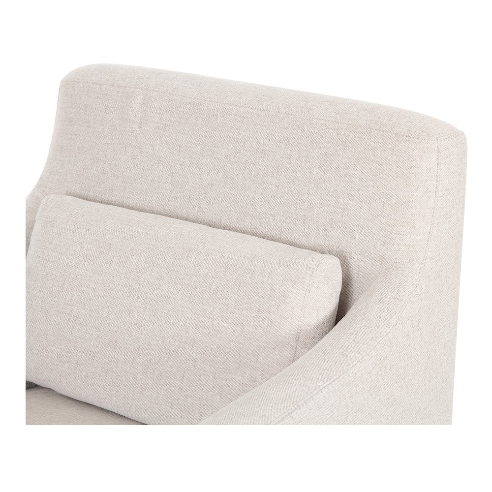 Lydia Slipcover Dining Chair Beige