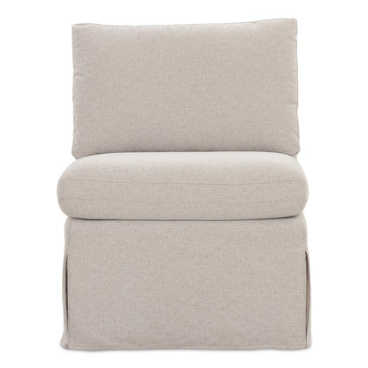 Fable Slipcover Dining Slipper Chair Beige