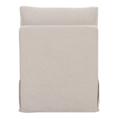 Fable Slipcover Dining Slipper Chair Beige