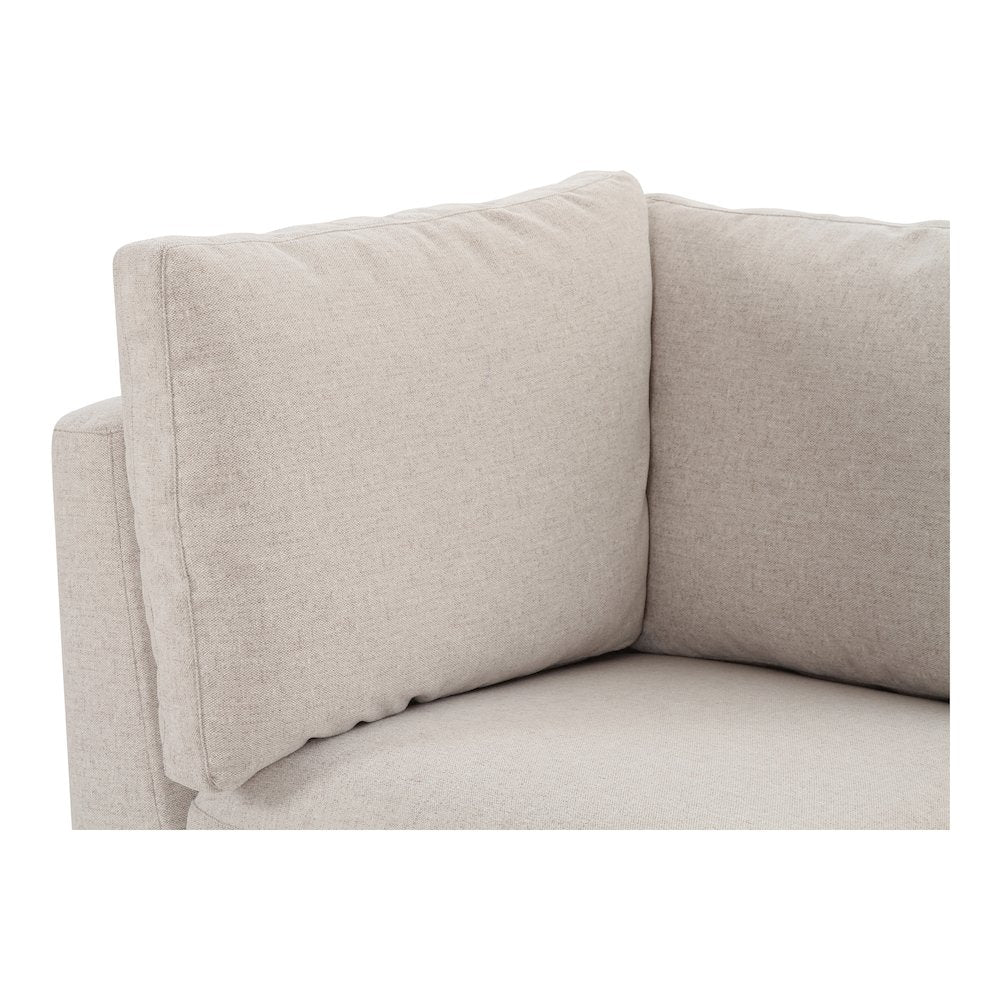 Fable Slipcover Dining Corner Chair Beige