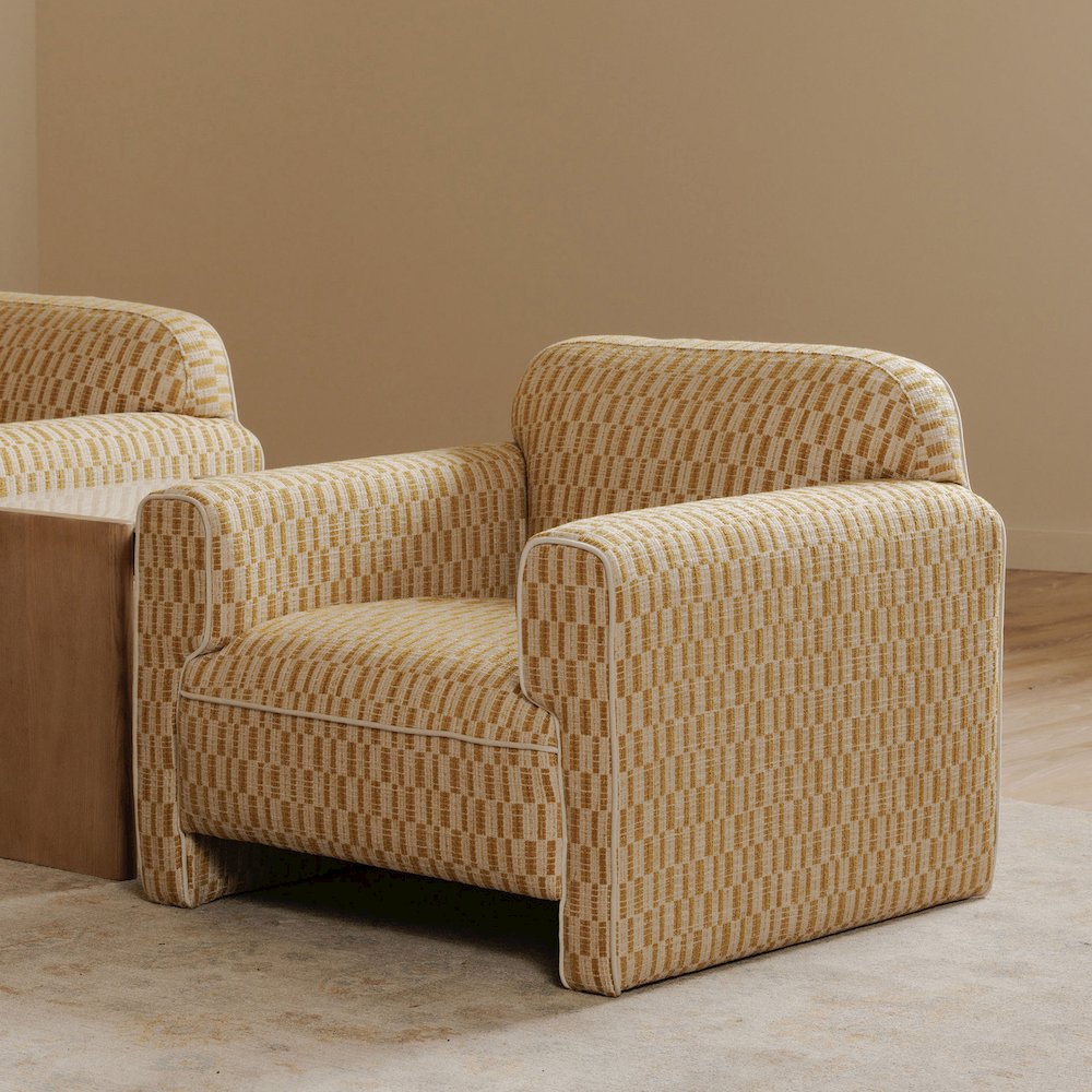 Leo Accent Chair Chartreuse