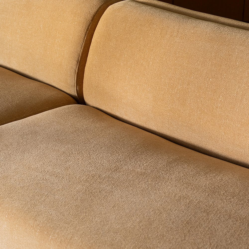 Naomi Convex Sofa Golden Yellow