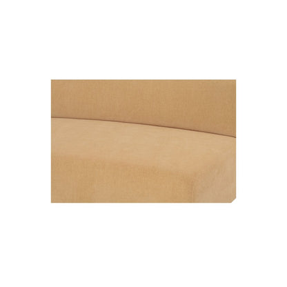 Naomi 2 Piece Concave Modular Sectional Golden Yellow