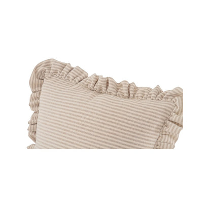 Betty 25 Inch Cushion Beige Stripe