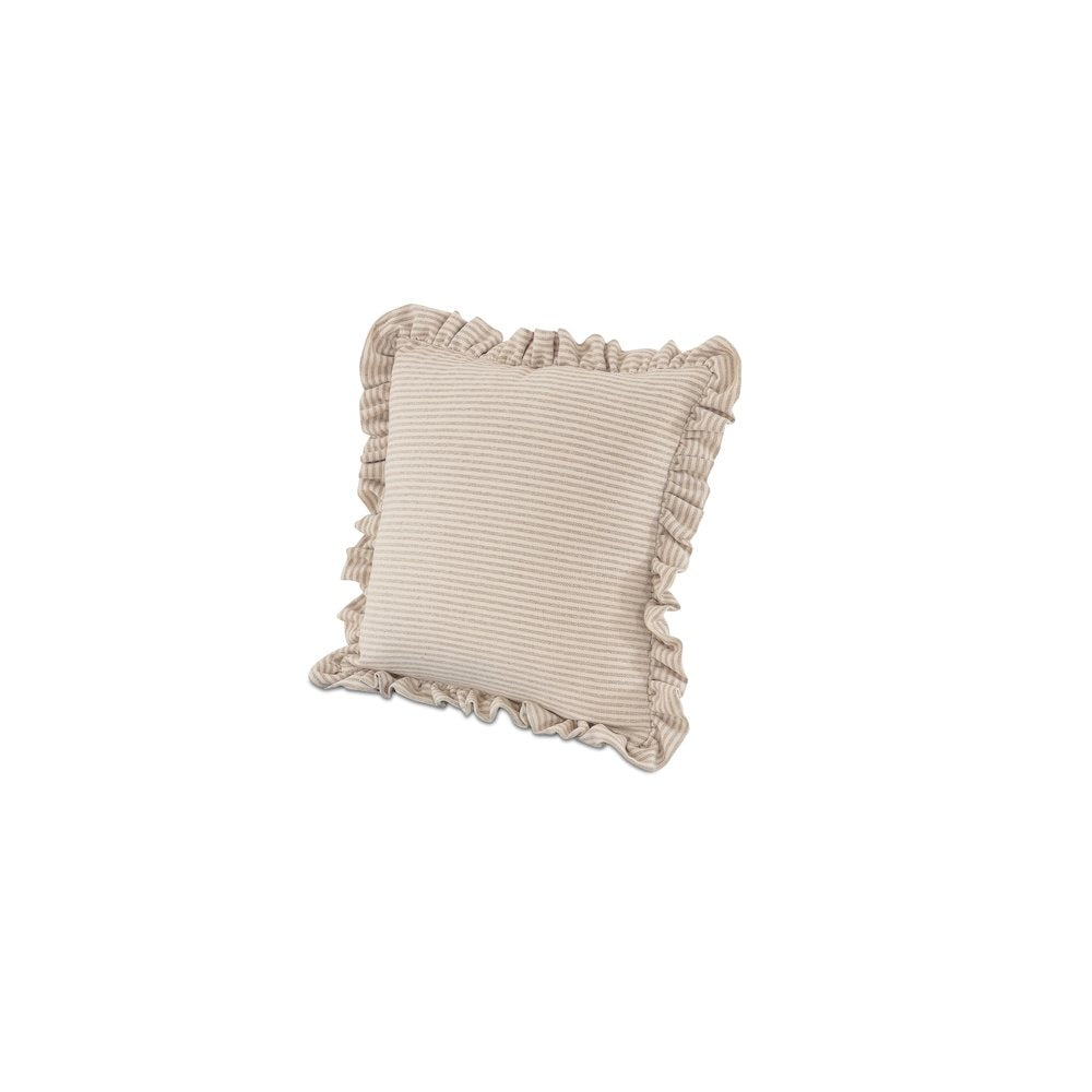 Betty 25 Inch Cushion Beige Stripe