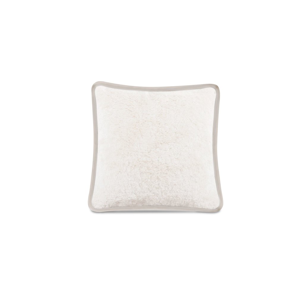 Carr 25In Cushion Faux Fur Cream