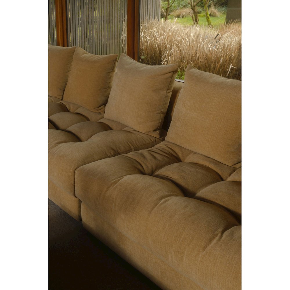 Davie Right Arm Facing Chair Golden Yellow