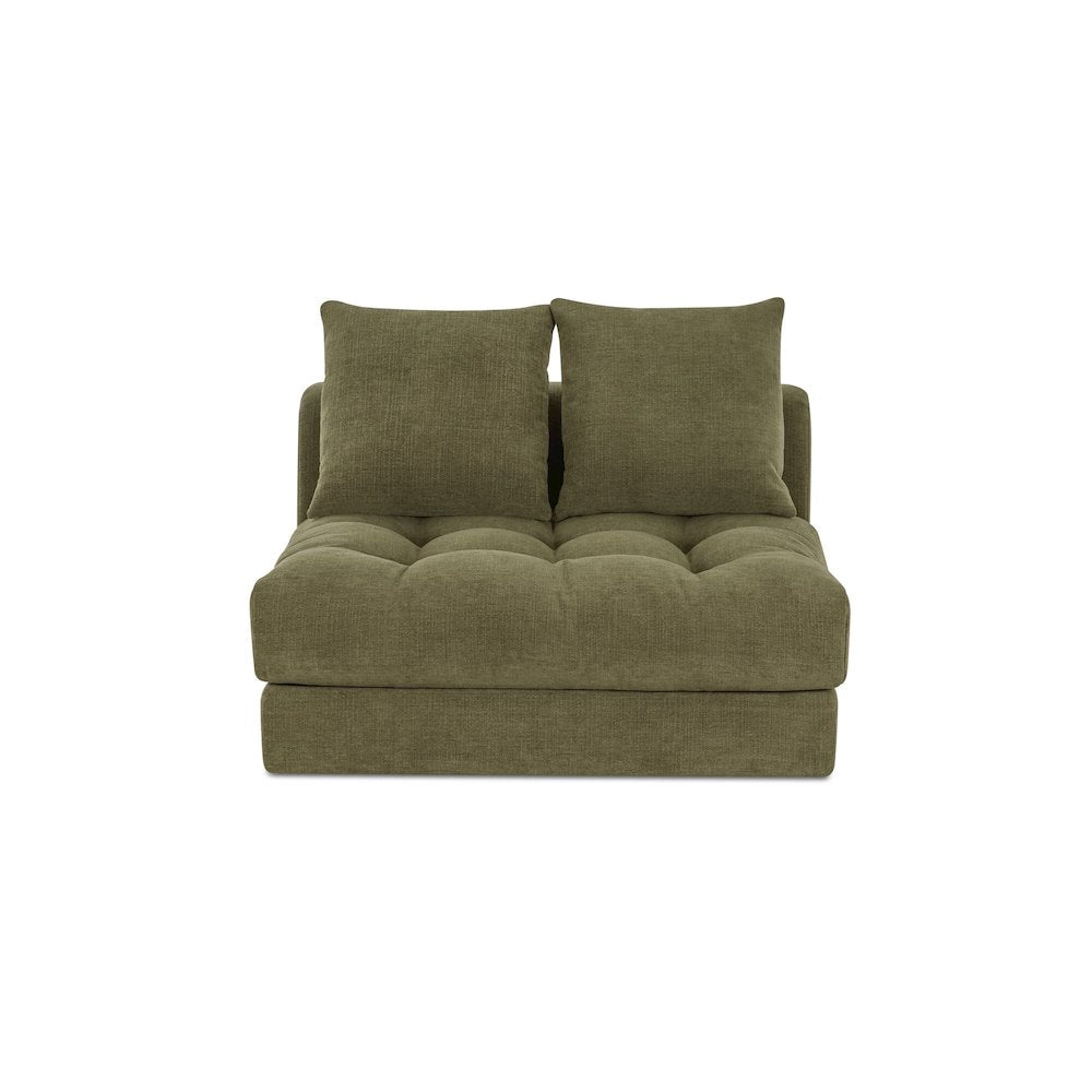 Davie Slipper Chair Olive