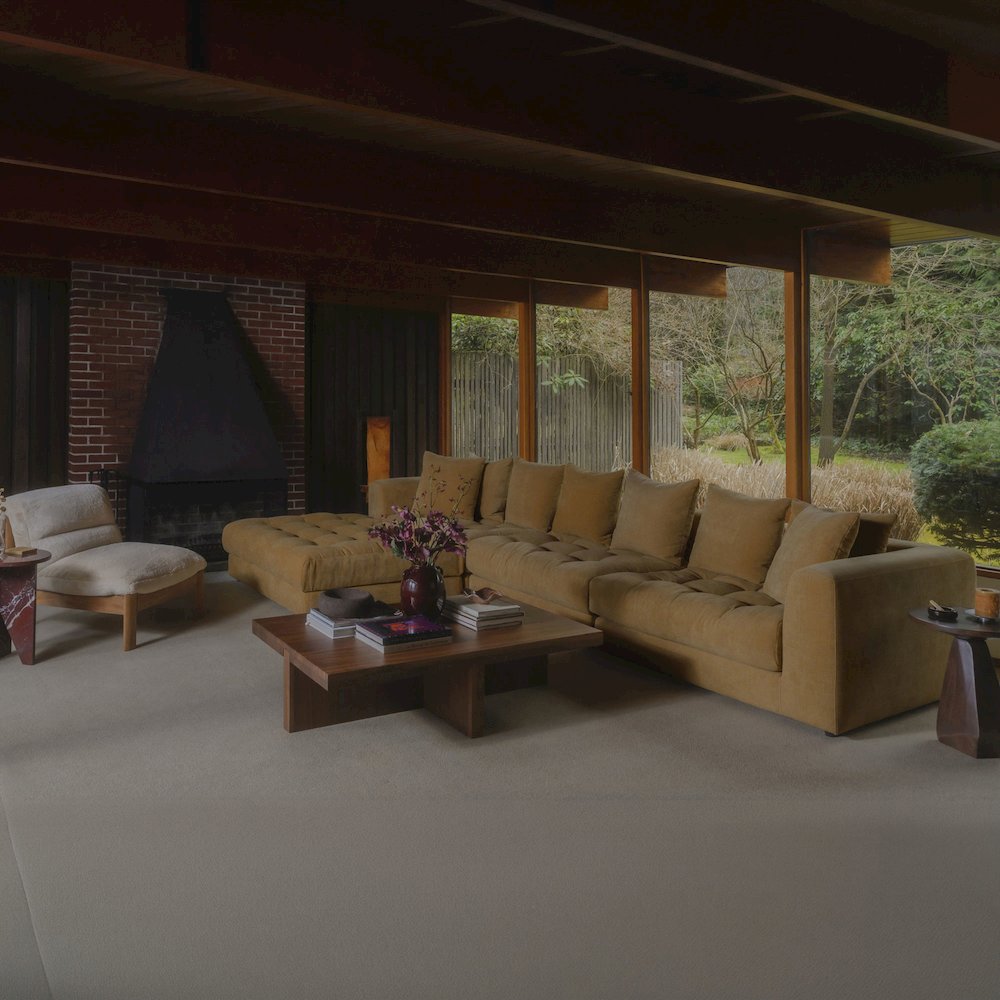 Davie Lounge Modular Sectional Golden Yellow
